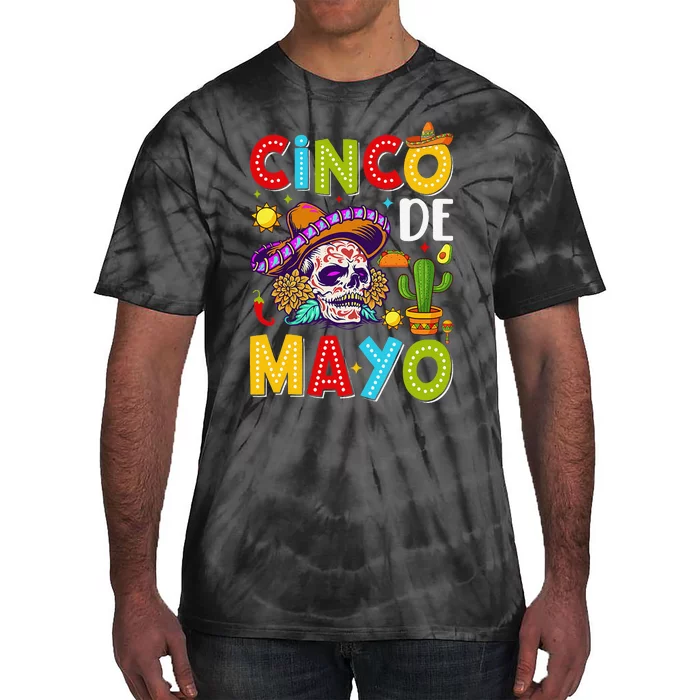 Cinco De Mayo Mexican Fiesta Squad 5 De Mayo For Mexican Gift Tie-Dye T-Shirt