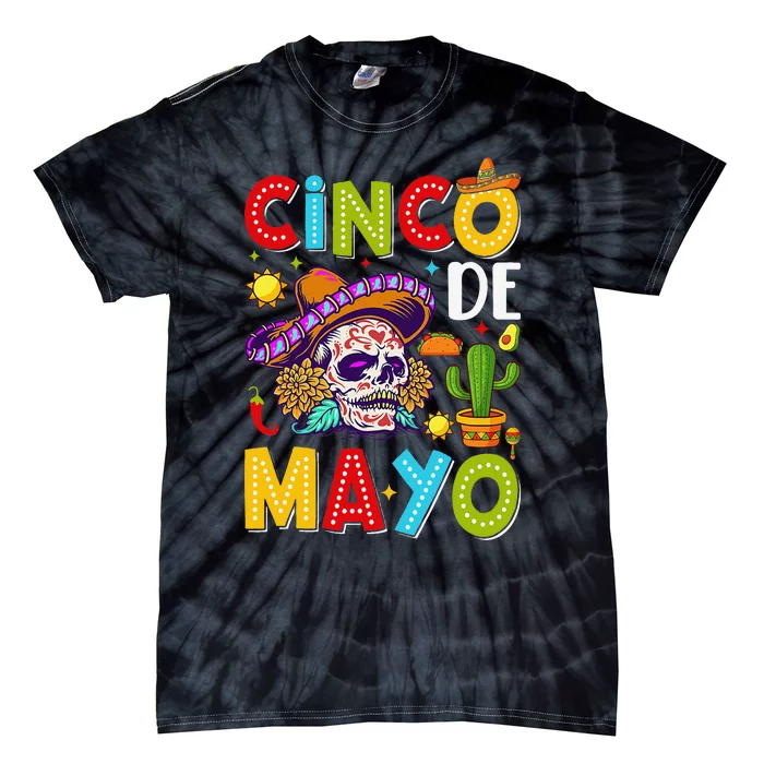 Cinco De Mayo Mexican Fiesta Squad 5 De Mayo For Mexican Gift Tie-Dye T-Shirt