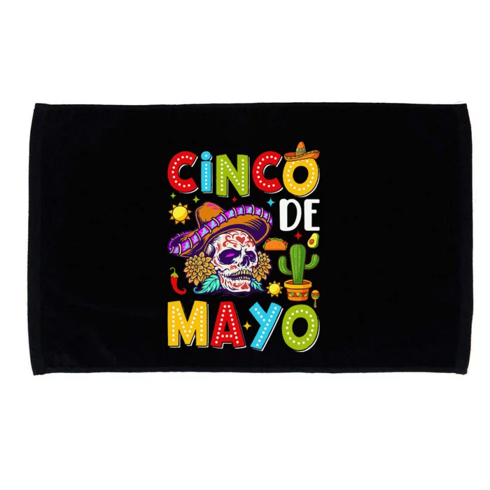 Cinco De Mayo Mexican Fiesta Squad 5 De Mayo For Mexican Gift Microfiber Hand Towel