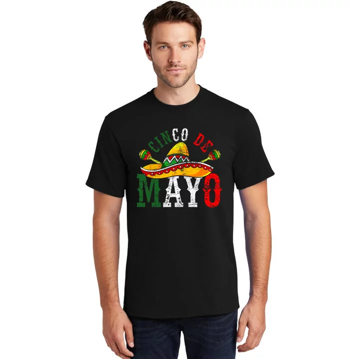 Cinco De Mayo Mexican Lets Fiesta 5 De Mayo Tall T-Shirt