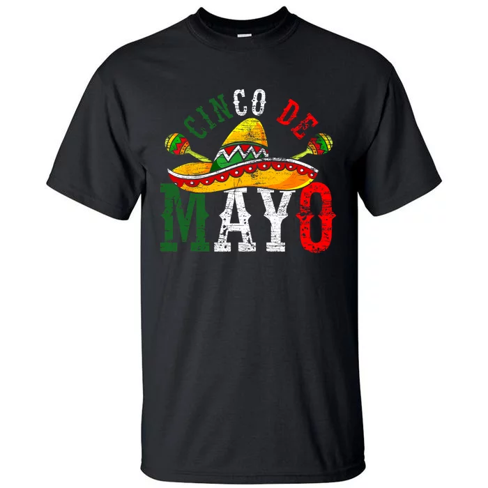 Cinco De Mayo Mexican Lets Fiesta 5 De Mayo Tall T-Shirt