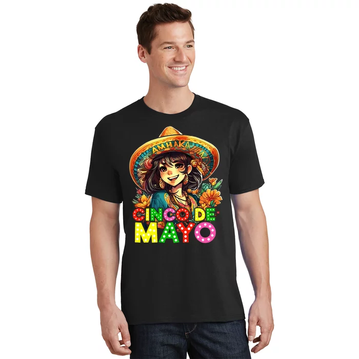 Cinco De Mayo Mexican Fiesta 5 De Mayo Anime T-Shirt