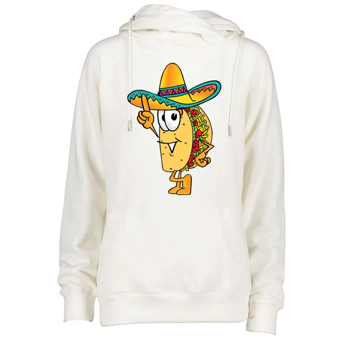 Cinco De Mayo Taco Womens Funnel Neck Pullover Hood