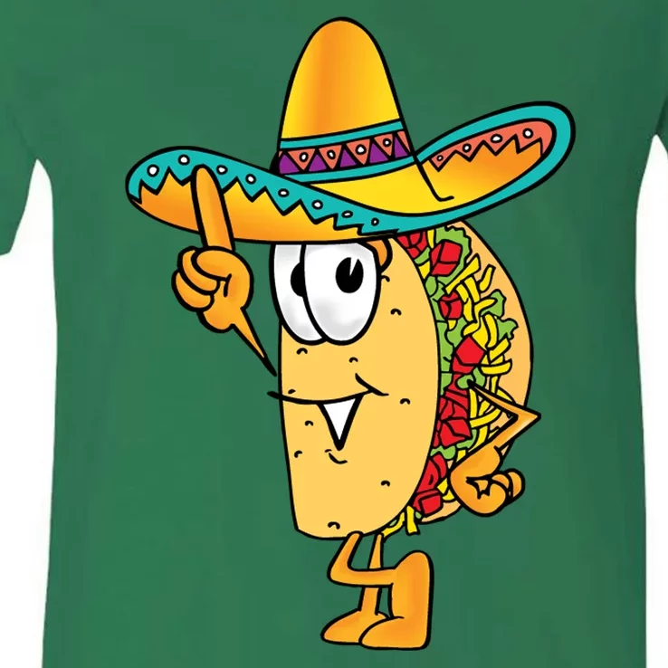 Cinco De Mayo Taco V-Neck T-Shirt