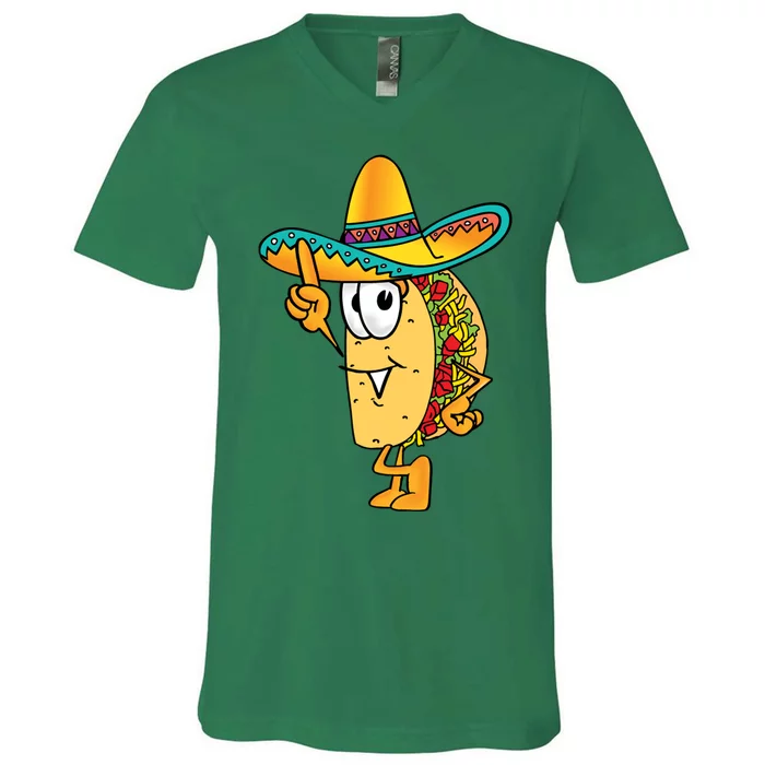 Cinco De Mayo Taco V-Neck T-Shirt