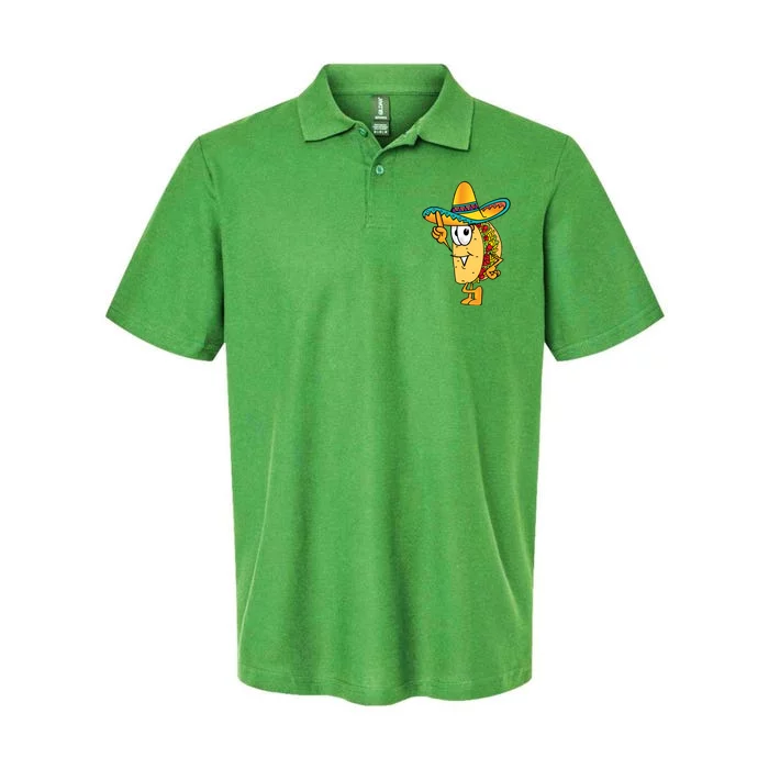 Cinco De Mayo Taco Softstyle Adult Sport Polo