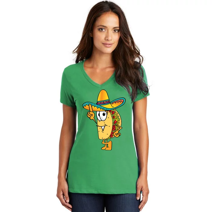 Cinco De Mayo Taco Women's V-Neck T-Shirt