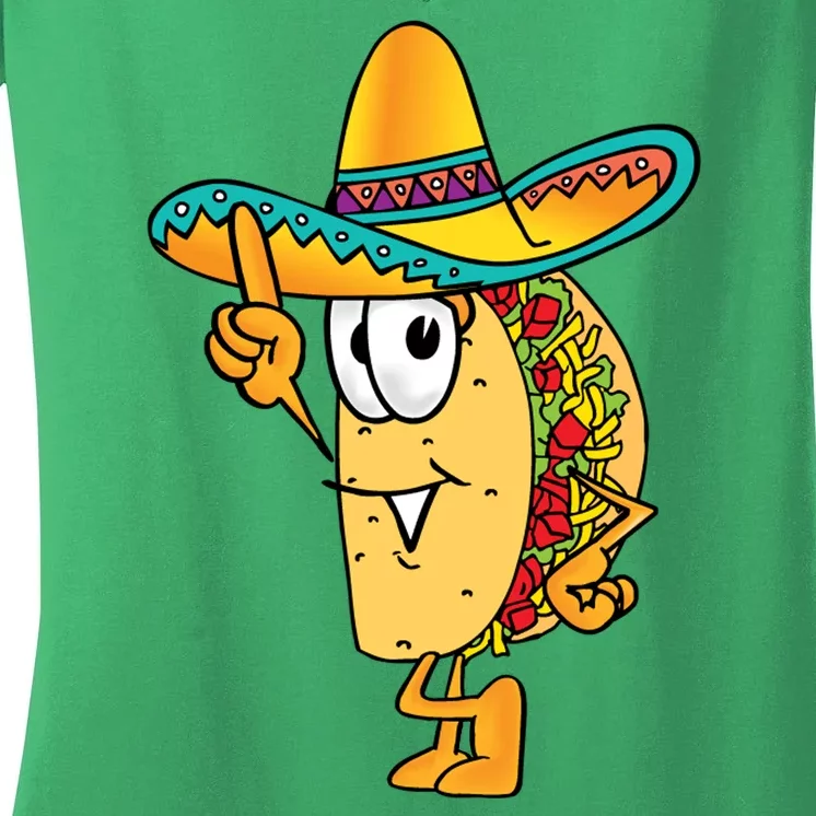 Cinco De Mayo Taco Women's V-Neck T-Shirt