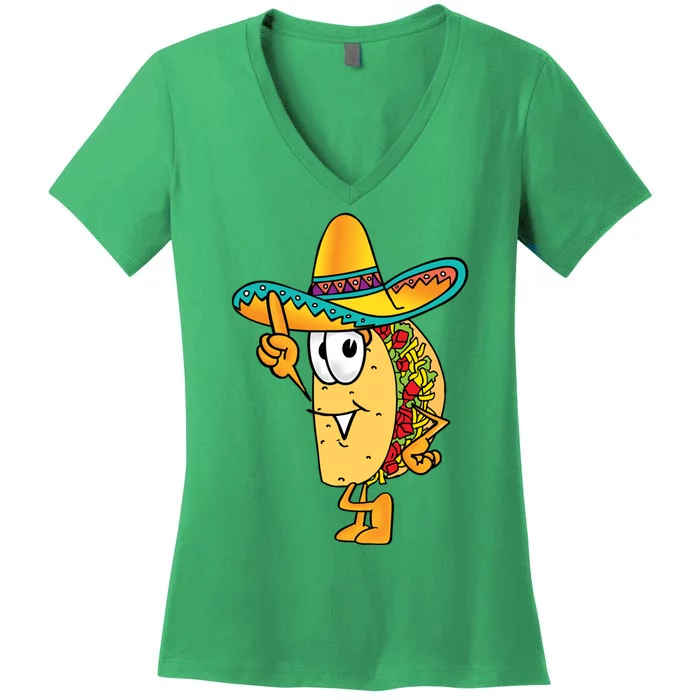 Cinco De Mayo Taco Women's V-Neck T-Shirt