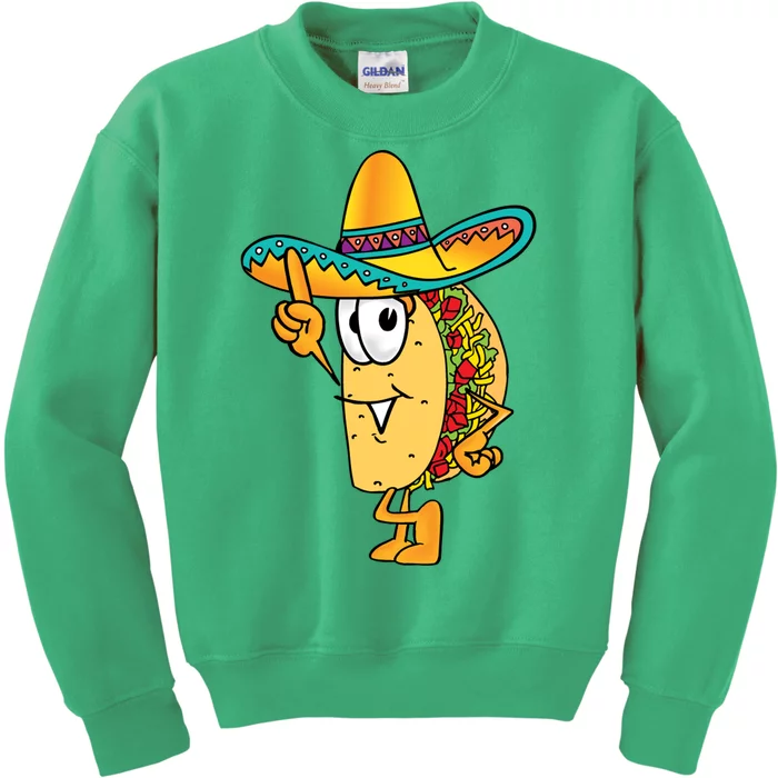 Cinco De Mayo Taco Kids Sweatshirt