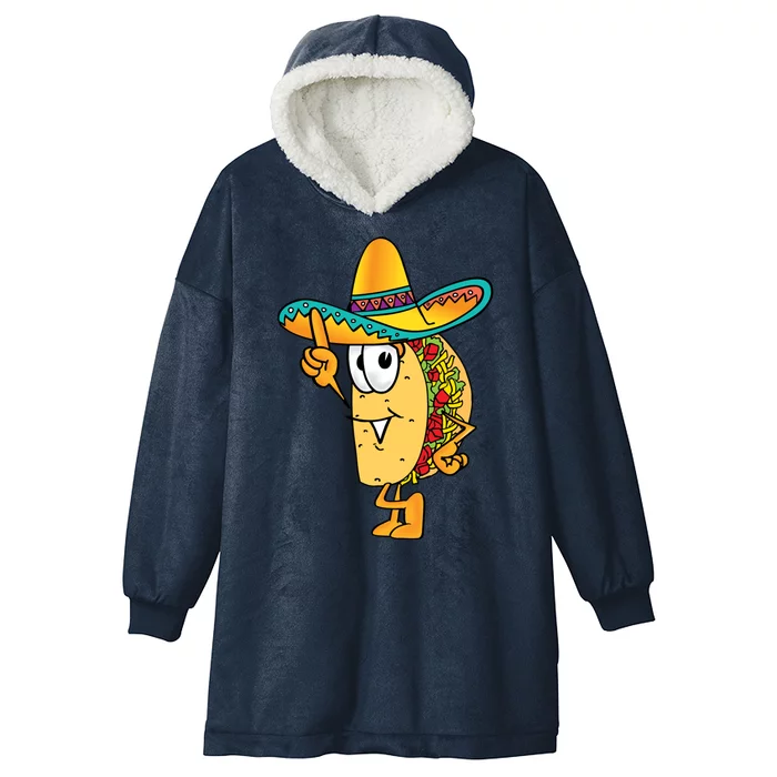 Cinco De Mayo Taco Hooded Wearable Blanket