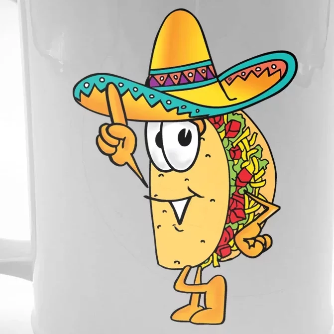 Cinco De Mayo Taco Front & Back Beer Stein