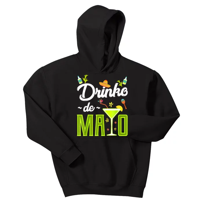 Cinco De Mayo Drinko De Mayo Fiesta Mexican Party Kids Hoodie