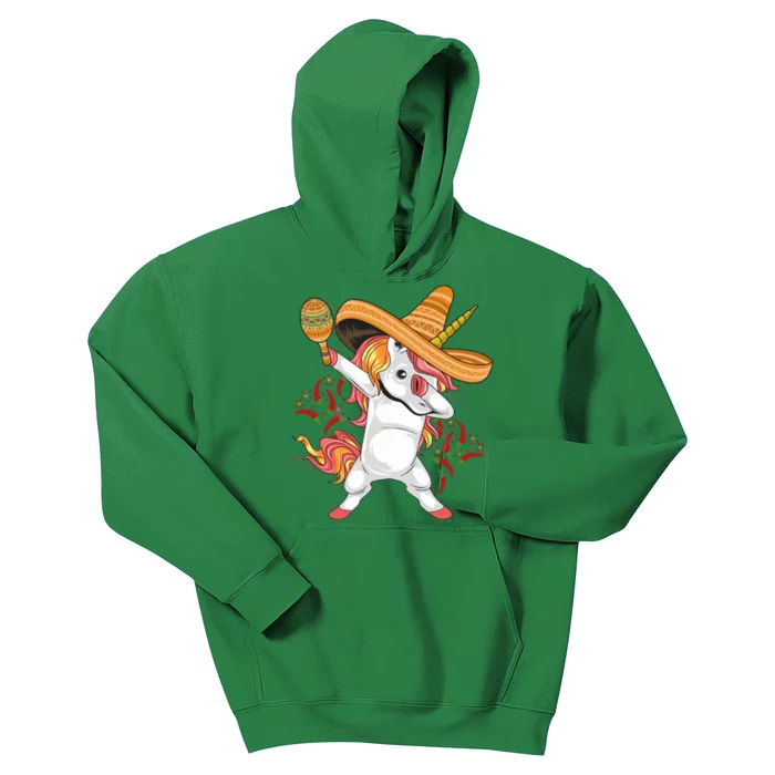 Cinco De Mayo Unicorn Fiesta Kids Hoodie