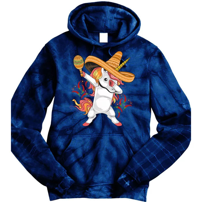 Cinco De Mayo Unicorn Fiesta Tie Dye Hoodie