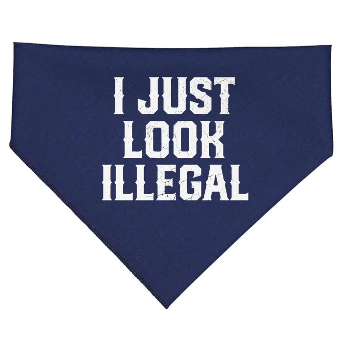 Cinco De Mayo I Just Look Illegal Mexican Funny USA-Made Doggie Bandana