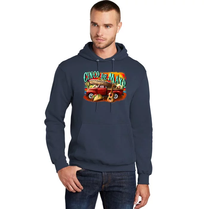 Cinco De Mayo Truck Mexican Fiesta 5 De Mayo Vintage Tall Hoodie