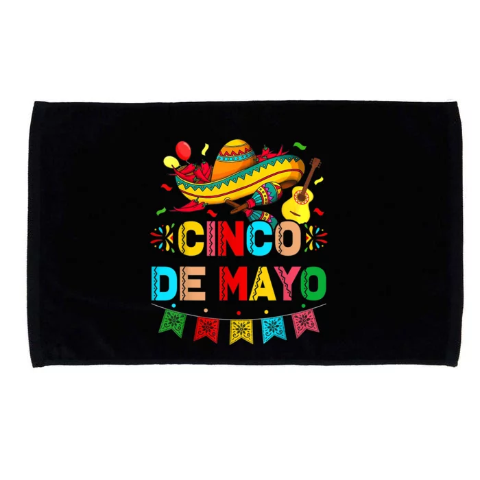 Cinco De Mayo Mexican Fiesta 5 De Mayo For Mexican Microfiber Hand Towel