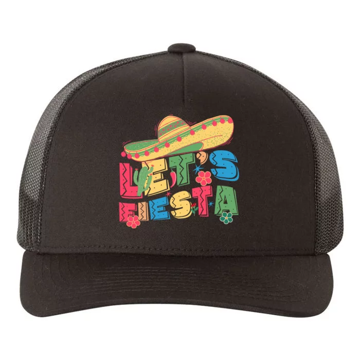 Cinco De Mayo Lets Fiesta Yupoong Adult 5-Panel Trucker Hat