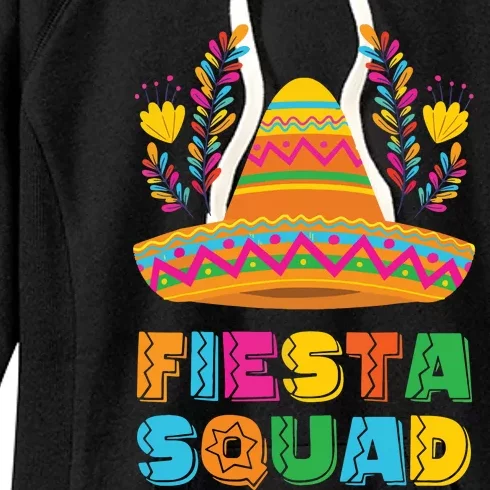 Cinco De Mayo Fiesta Squad Mexican Party Cinco De Mayo Party Women's Fleece Hoodie