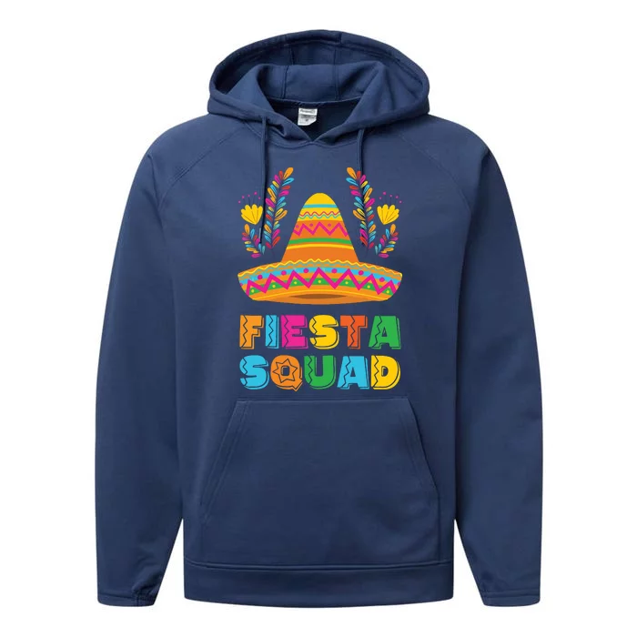 Cinco De Mayo Fiesta Squad Mexican Party Cinco De Mayo Party Performance Fleece Hoodie