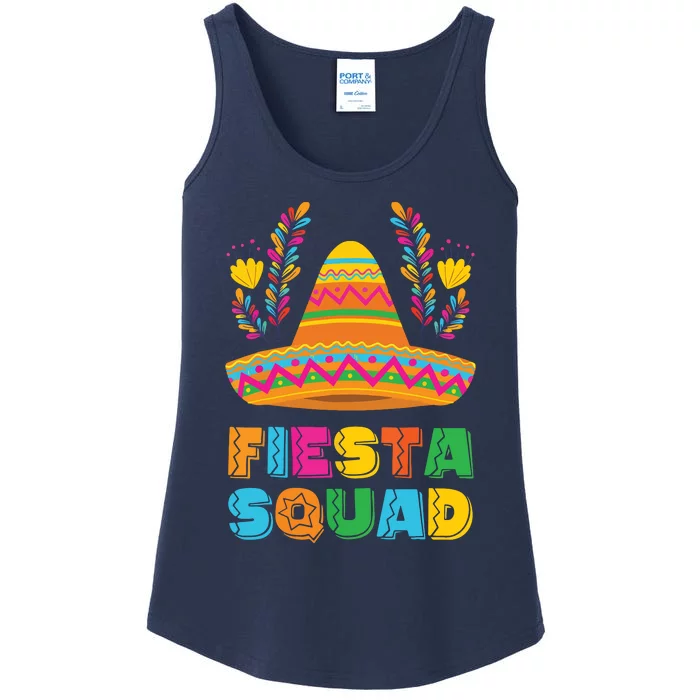 Cinco De Mayo Fiesta Squad Mexican Party Cinco De Mayo Party Ladies Essential Tank