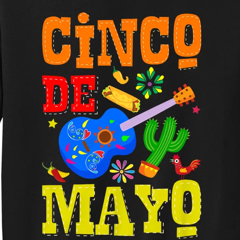 Cinco De Mayo Mexican Fiesta 5 De Mayo For Mexican Tall Sweatshirt