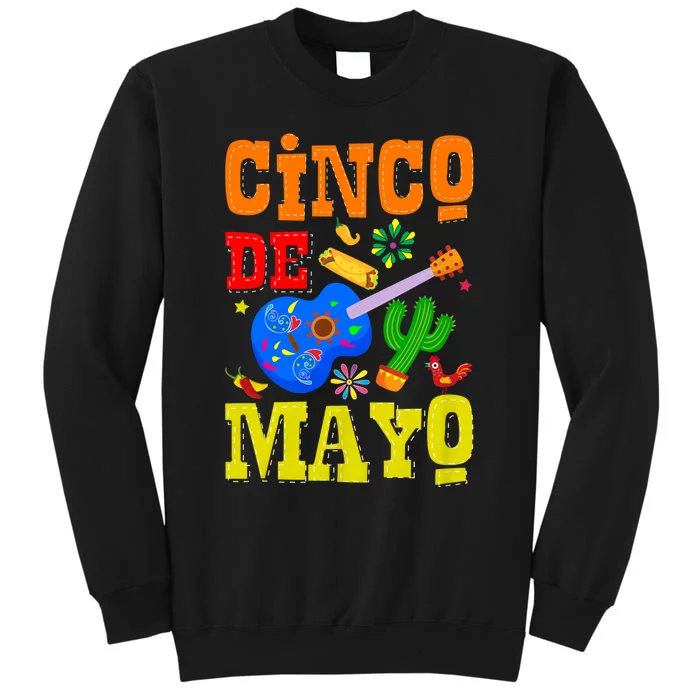 Cinco De Mayo Mexican Fiesta 5 De Mayo For Mexican Tall Sweatshirt