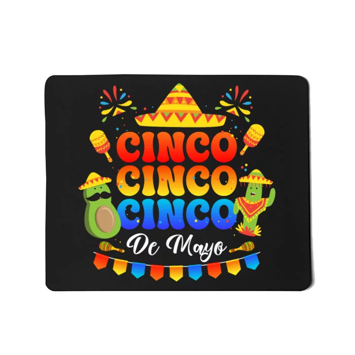 Cinco De Mayo Celebration Apparel Mousepad