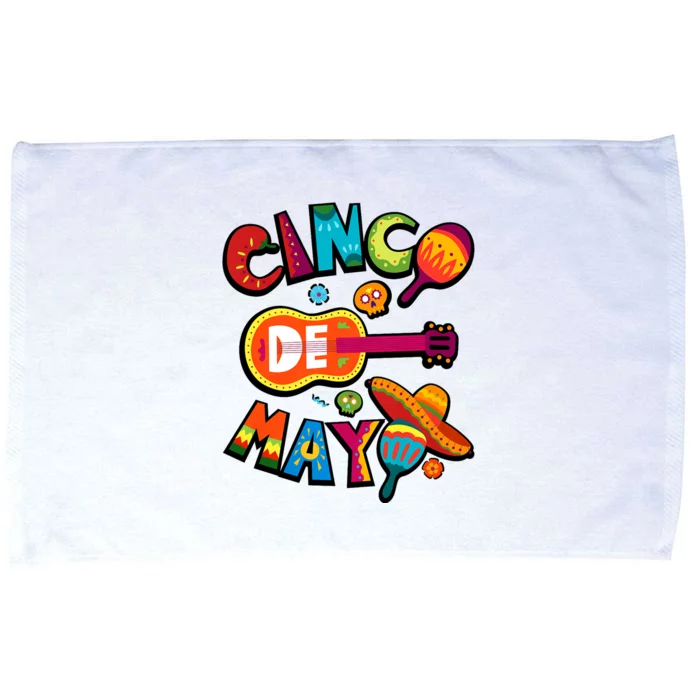 Cinco De Mayo Mexican Fiesta 5 De Mayo For Mexican Microfiber Hand Towel