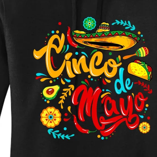 Cinco De Mayo Mexican Fiesta 5 De Mayo For Mexican Women's Pullover Hoodie