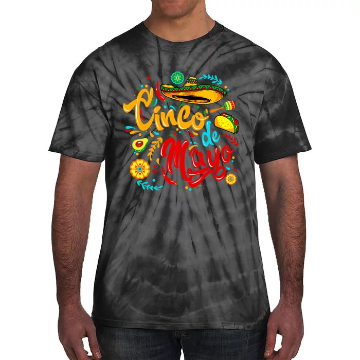 Cinco De Mayo Mexican Fiesta 5 De Mayo For Mexican Tie-Dye T-Shirt