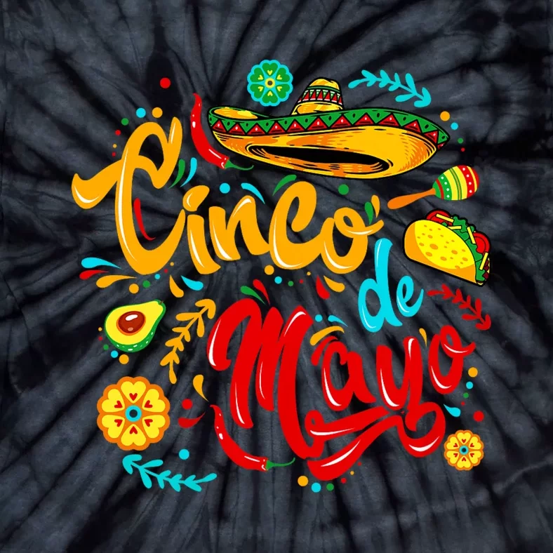 Cinco De Mayo Mexican Fiesta 5 De Mayo For Mexican Tie-Dye T-Shirt