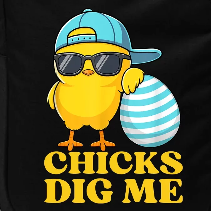 Chicks Dig Me Easter Happy Easter Funny Impact Tech Backpack