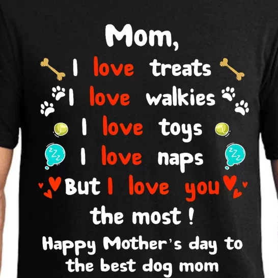 Cute Dog Mom Mothers Day Happy Mothers Day Gifts From Dog Pajama Set