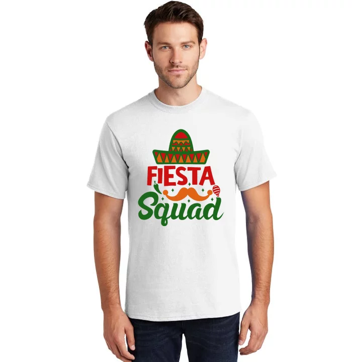 Cinco De Mayo Fiesta Squad Mexican Party Cinco De Mayo Party Tall T-Shirt