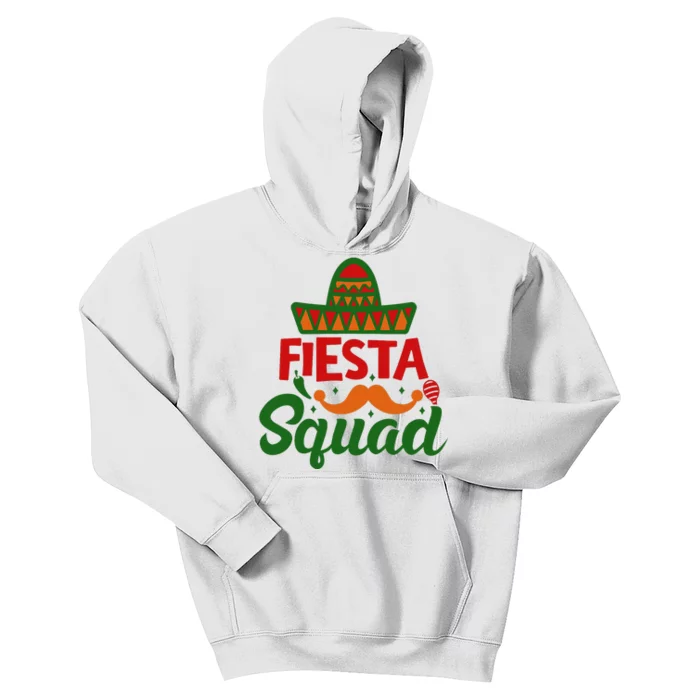 Cinco De Mayo Fiesta Squad Mexican Party Cinco De Mayo Party Kids Hoodie