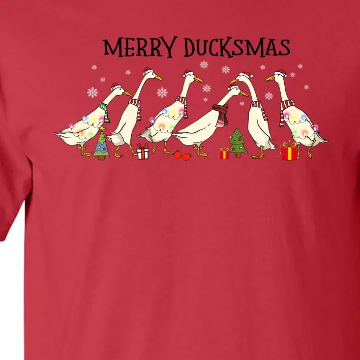 Christmas Duck Merry Duckmas Merry Christmas Holiday Season Tall T-Shirt