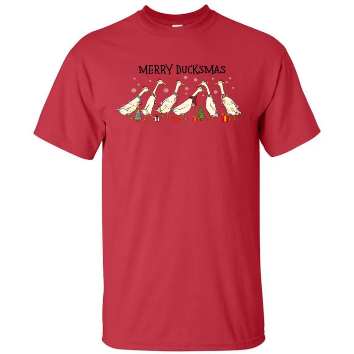 Christmas Duck Merry Duckmas Merry Christmas Holiday Season Tall T-Shirt