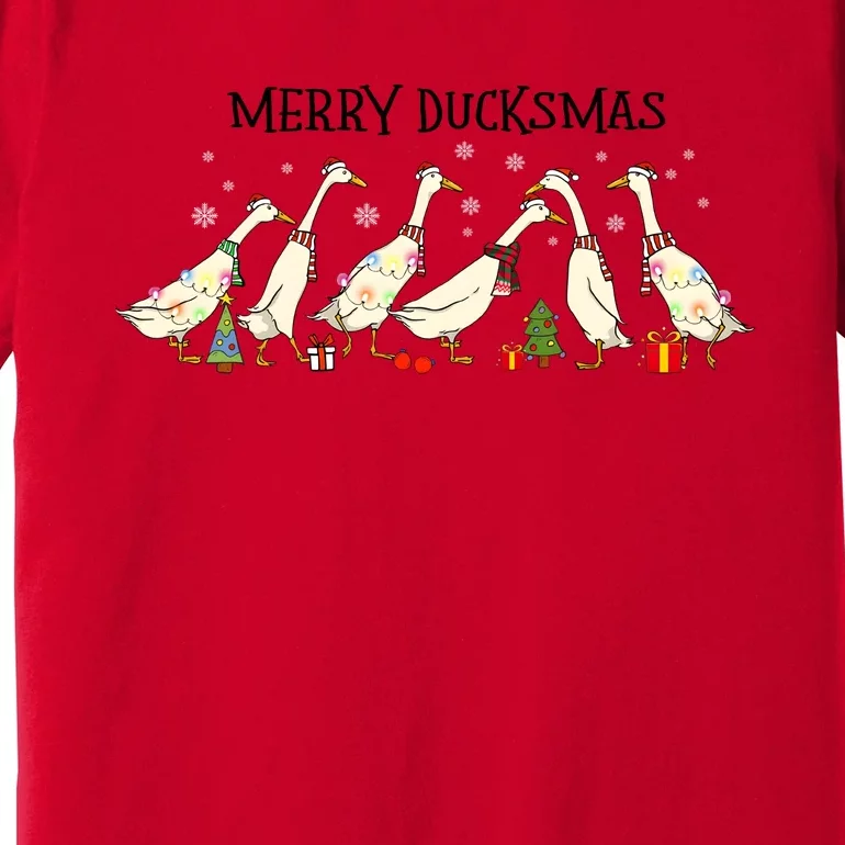 Christmas Duck Merry Duckmas Merry Christmas Holiday Season Premium T-Shirt