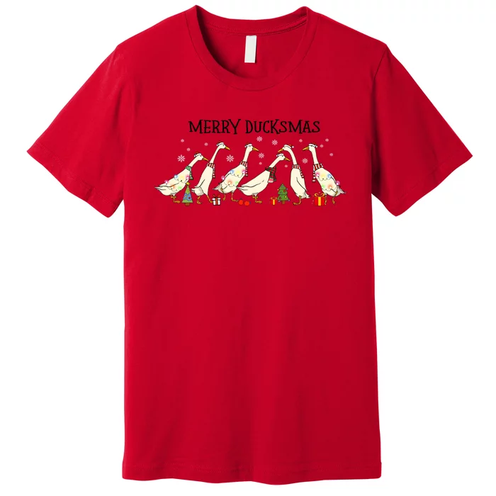 Christmas Duck Merry Duckmas Merry Christmas Holiday Season Premium T-Shirt