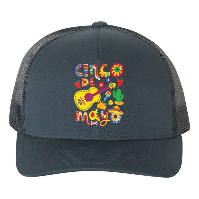 Cinco De Mayo Mexican Fiesta 5 De Mayo Yupoong Adult 5-Panel Trucker Hat