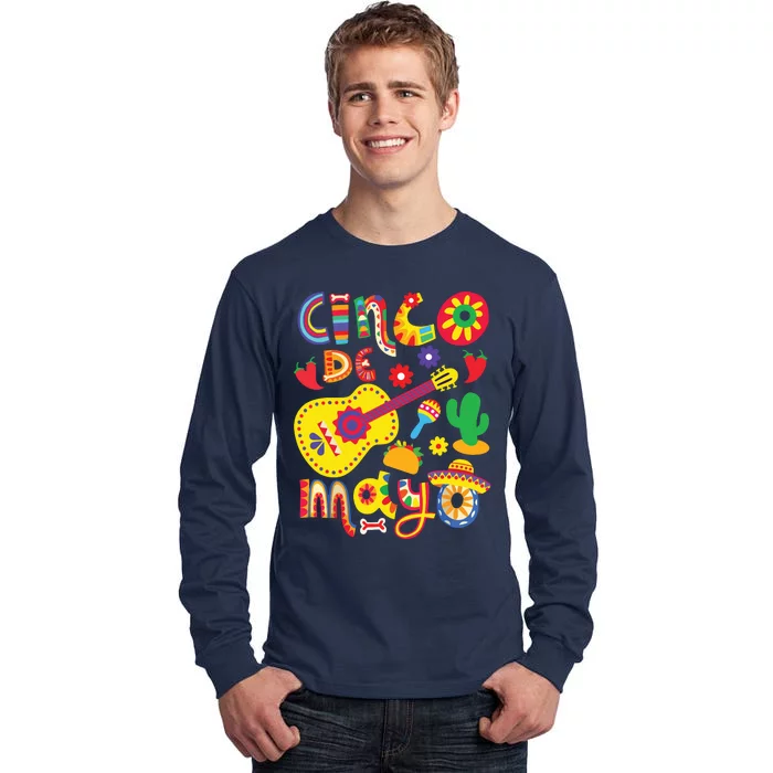 Cinco De Mayo Mexican Fiesta 5 De Mayo Tall Long Sleeve T-Shirt