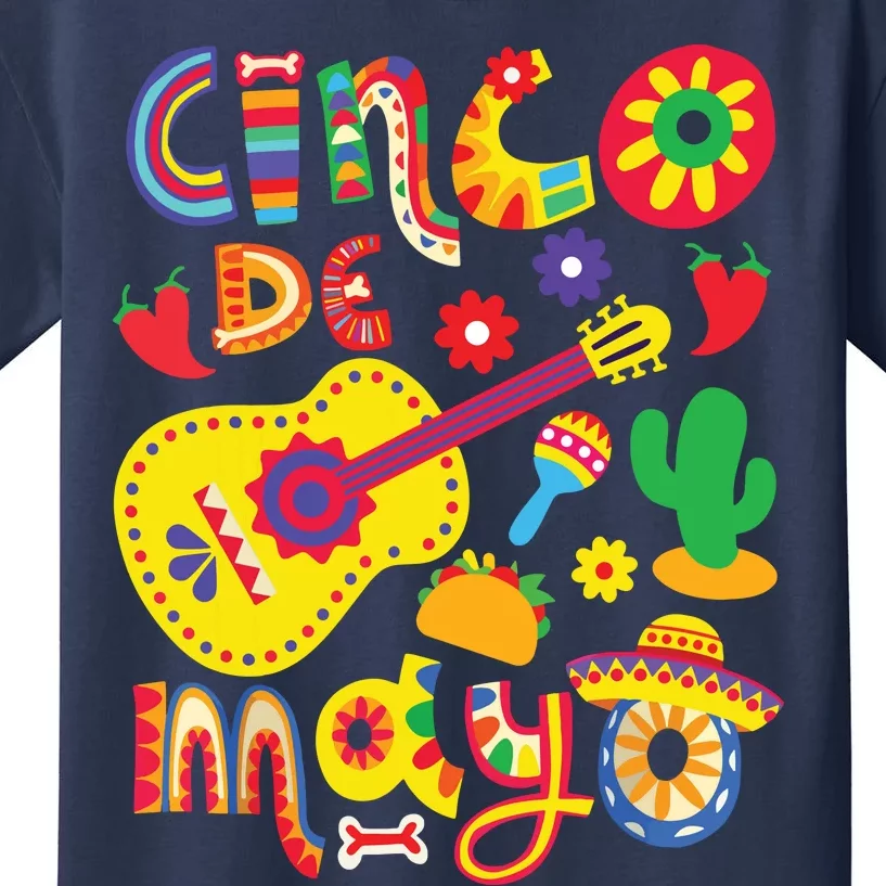 Cinco De Mayo Mexican Fiesta 5 De Mayo Kids T-Shirt