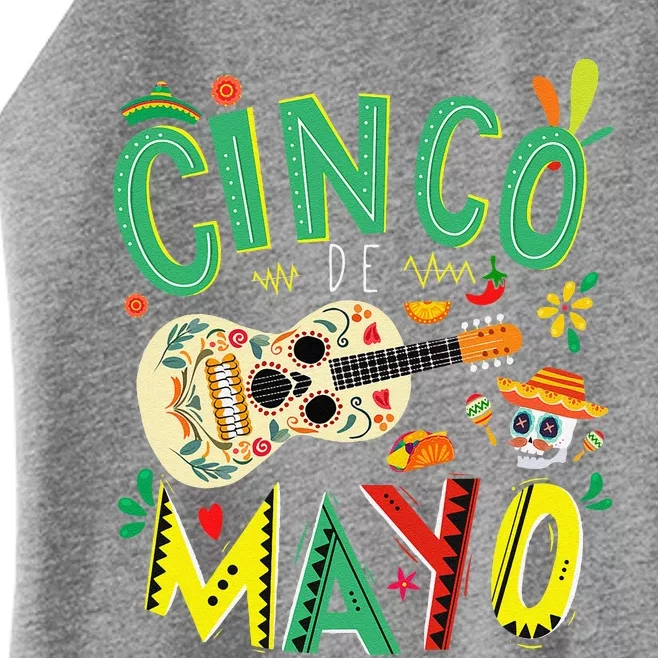 Cinco De Mayo Lets Fiesta Squad 5 De Mayo Mexican Fiesta Women’s Perfect Tri Rocker Tank