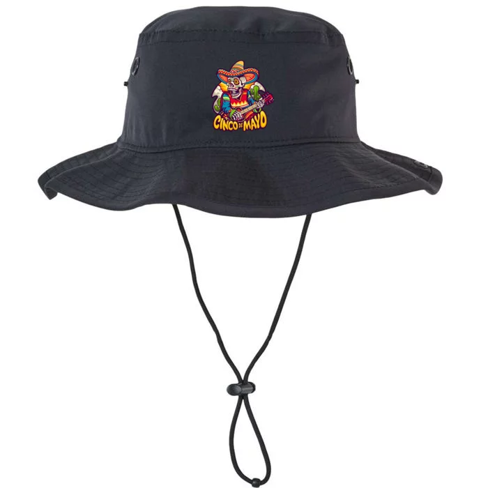 Cinco De Mayo Skull Fiesta Legacy Cool Fit Booney Bucket Hat