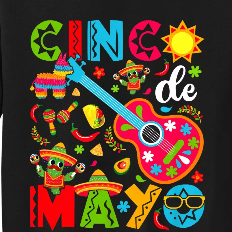 Cinco De Mayo Mexican Fiesta 5 De Mayo For Mexican Tall Sweatshirt