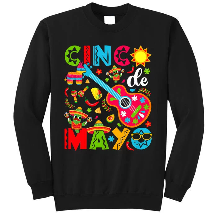 Cinco De Mayo Mexican Fiesta 5 De Mayo For Mexican Tall Sweatshirt