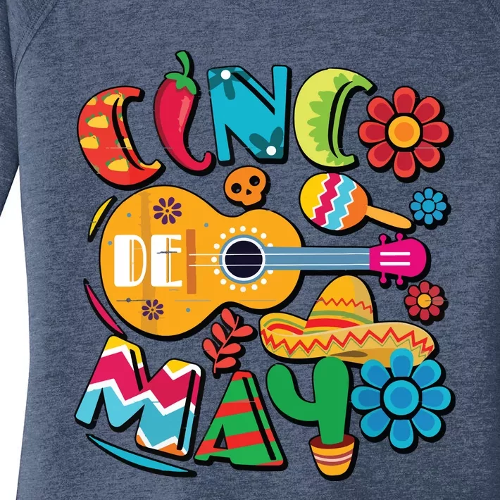 Cinco De Mayo Mexican Fiesta 5 De Mayo Women's Perfect Tri Tunic Long Sleeve Shirt