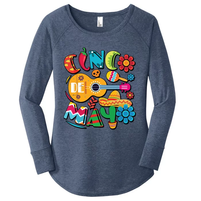 Cinco De Mayo Mexican Fiesta 5 De Mayo Women's Perfect Tri Tunic Long Sleeve Shirt